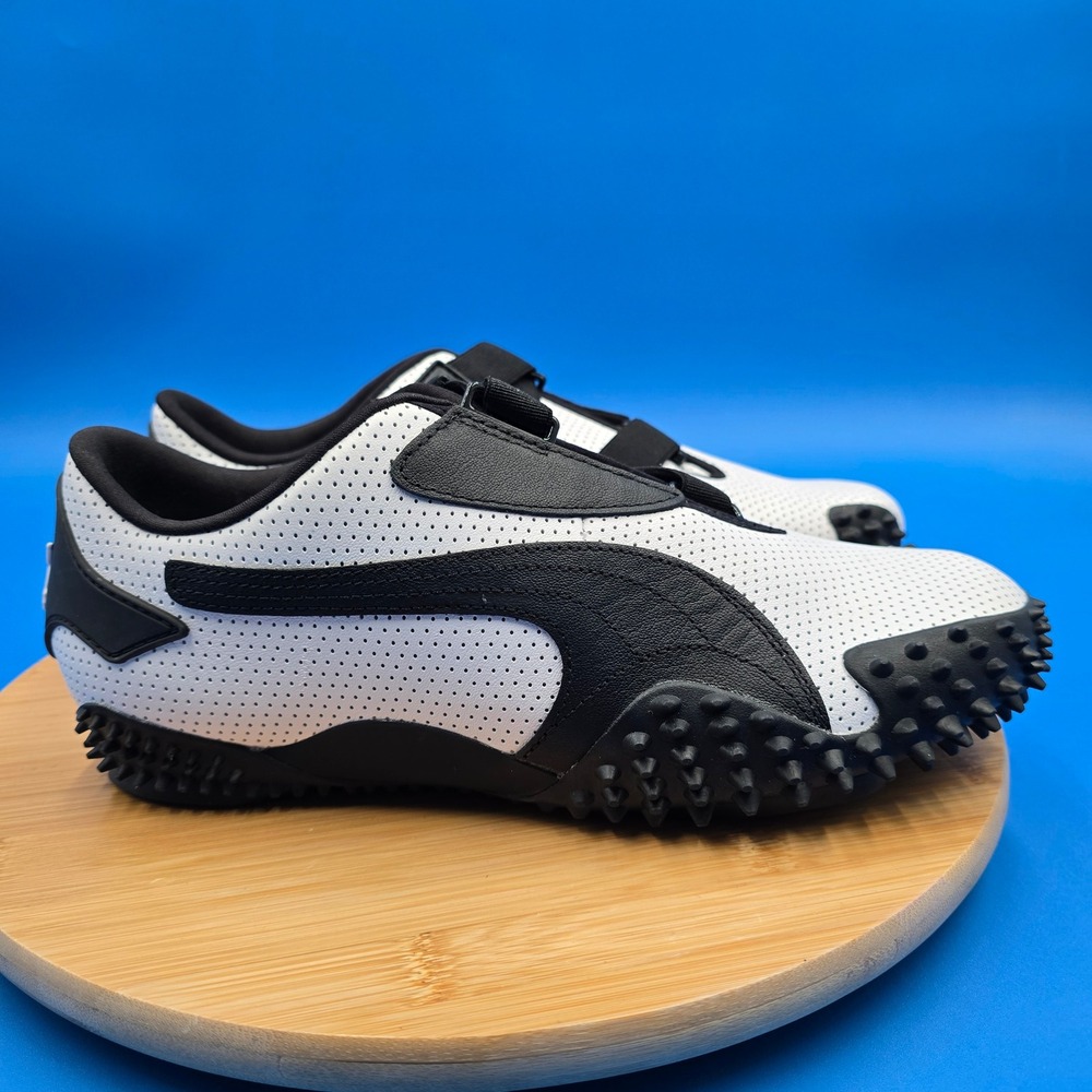 Puma Mostro White Black Perforated Leather Y2K Archive Sneakers Men's 10 NWOB